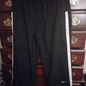 Nike Black and White Joggers